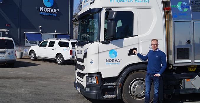 ”Detta är ett vägvinnande koncept” – Mikael Persson, VD Norva24 Miljöhantering