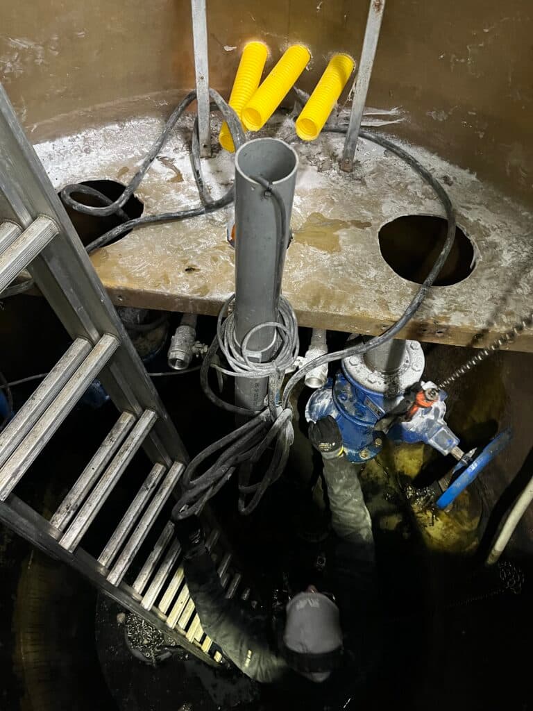 Stöd vid ombyggnation och reparation av pumpstation