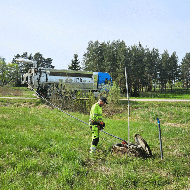 Inläckagesökning i spillvattenledning – kommunal uppdragsgivare