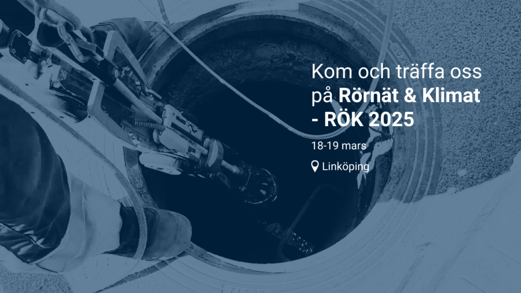 Kom och träffa oss på Rörnät & Klimat – RÖK 2025 – 18-19 mars