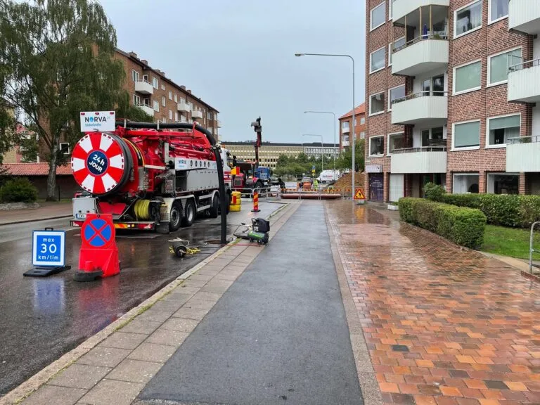 Utryckning vid brunnsbyte