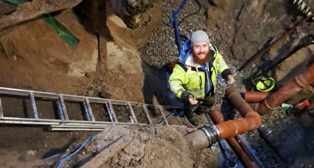 Jourinsats på julafton – snabbt åtgärdat avloppsproblem