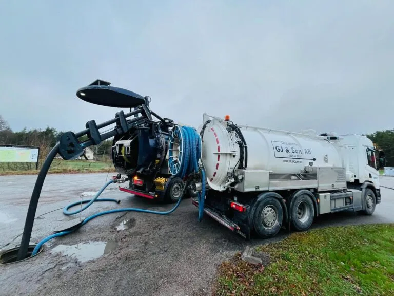 Inför nyetablering i Herrljunga – spolning och inspektion av huvudledningar