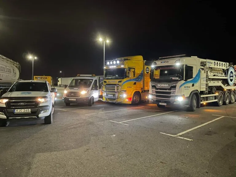 Pumpning och rensning under motorväg