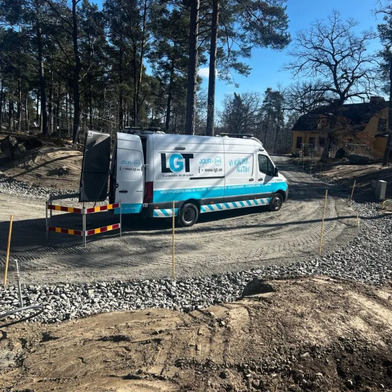 Besiktningsfilmning av nyanlagda spillvattenledningar