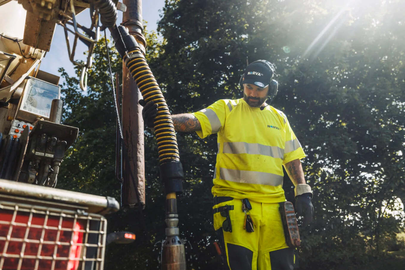 Hållbar spolning med våra recyclingbilar